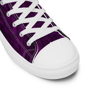 Abbi Purple Women’s high top canvas shoes